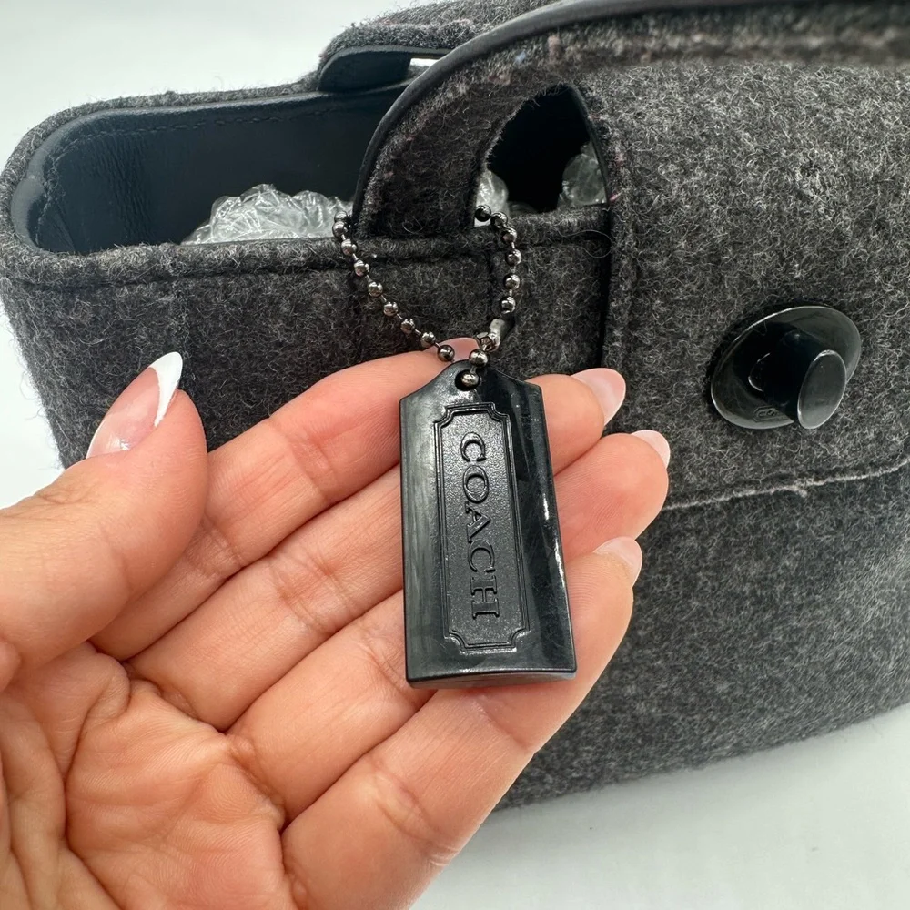 Coach • 8189 Wool Mini Tote - Picture 12 of 14